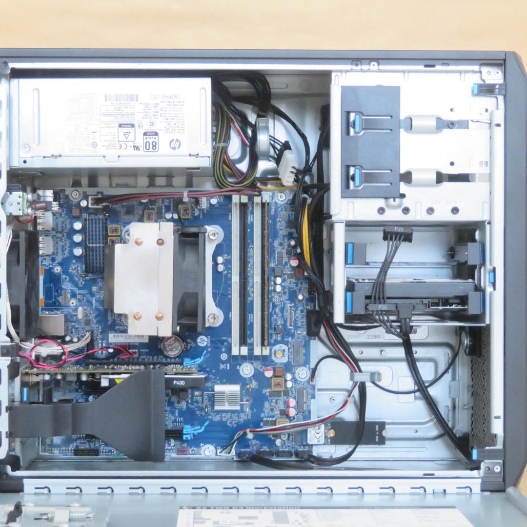 ワークステーション Z2 G4 XEON E-2224G/Nvme SSD256GB HDD2TB