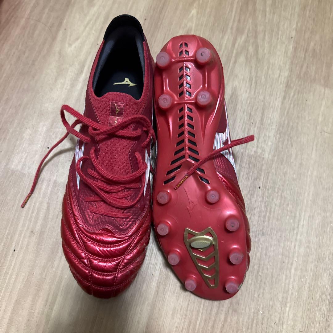Mizuno Morelia Neo 4 ベータ版 サッカーシューズ レッド