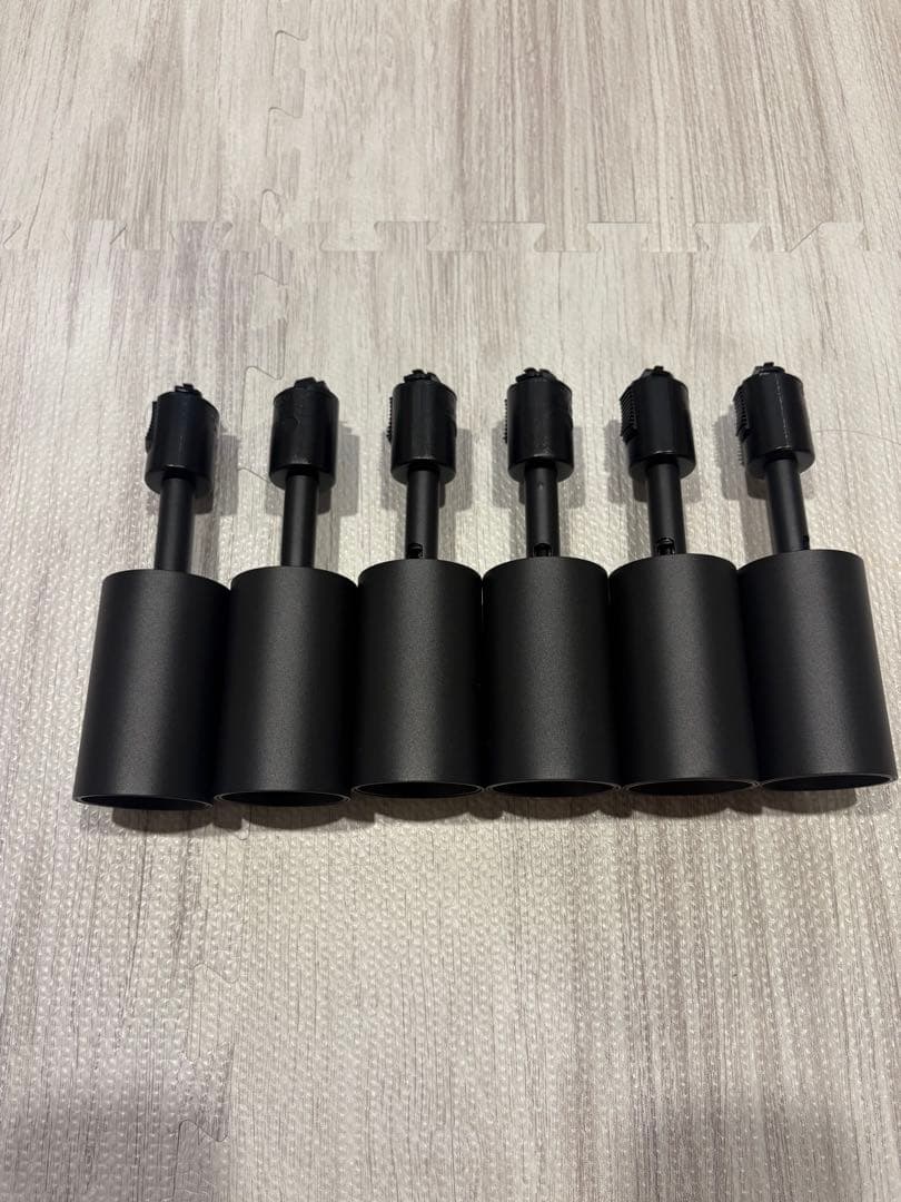 共同照明 6個セット　ダクトレール　スポットライト　電球色