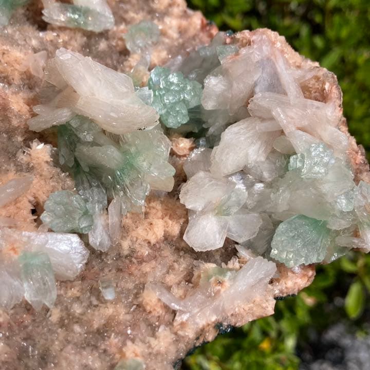 グリーンアポフィライト スティルバイト 原石 アポフィライト