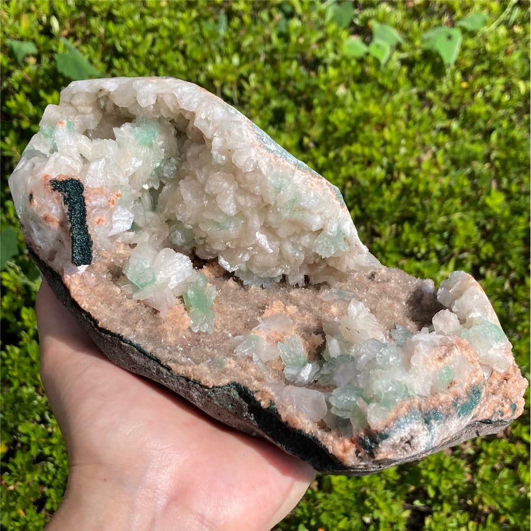 グリーンアポフィライト スティルバイト 原石 アポフィライト