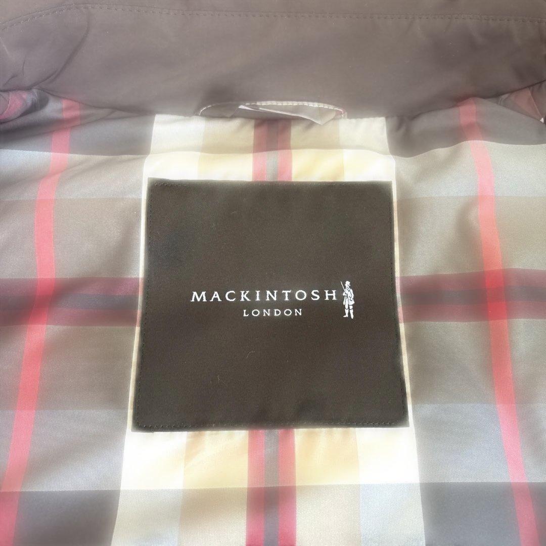 2/8限定価格MACKINTOSH フード付きブラウンダウンジャケット38