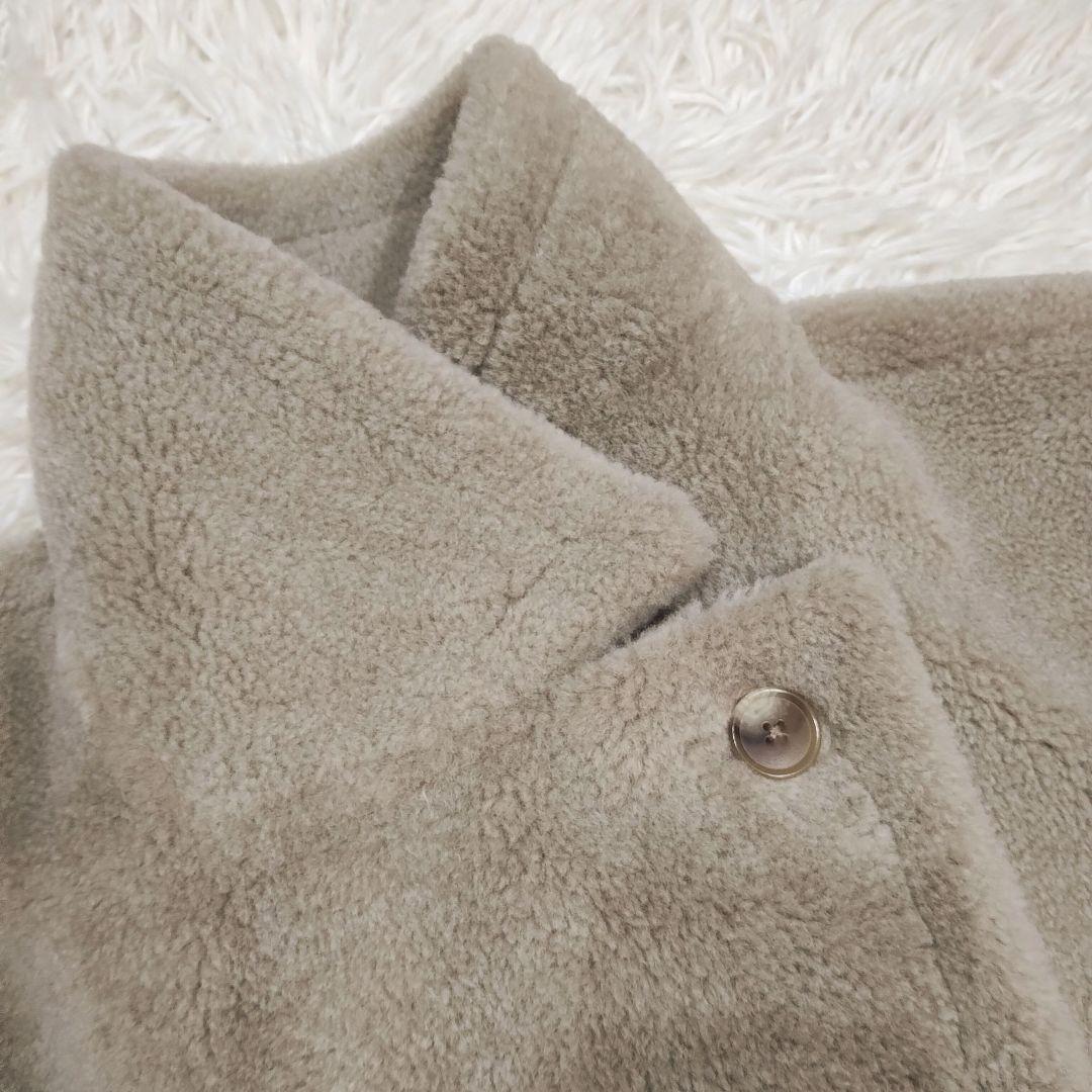 paripari様　AMERI　極美品　ベージュ　ポンチョコート　リバーシブル