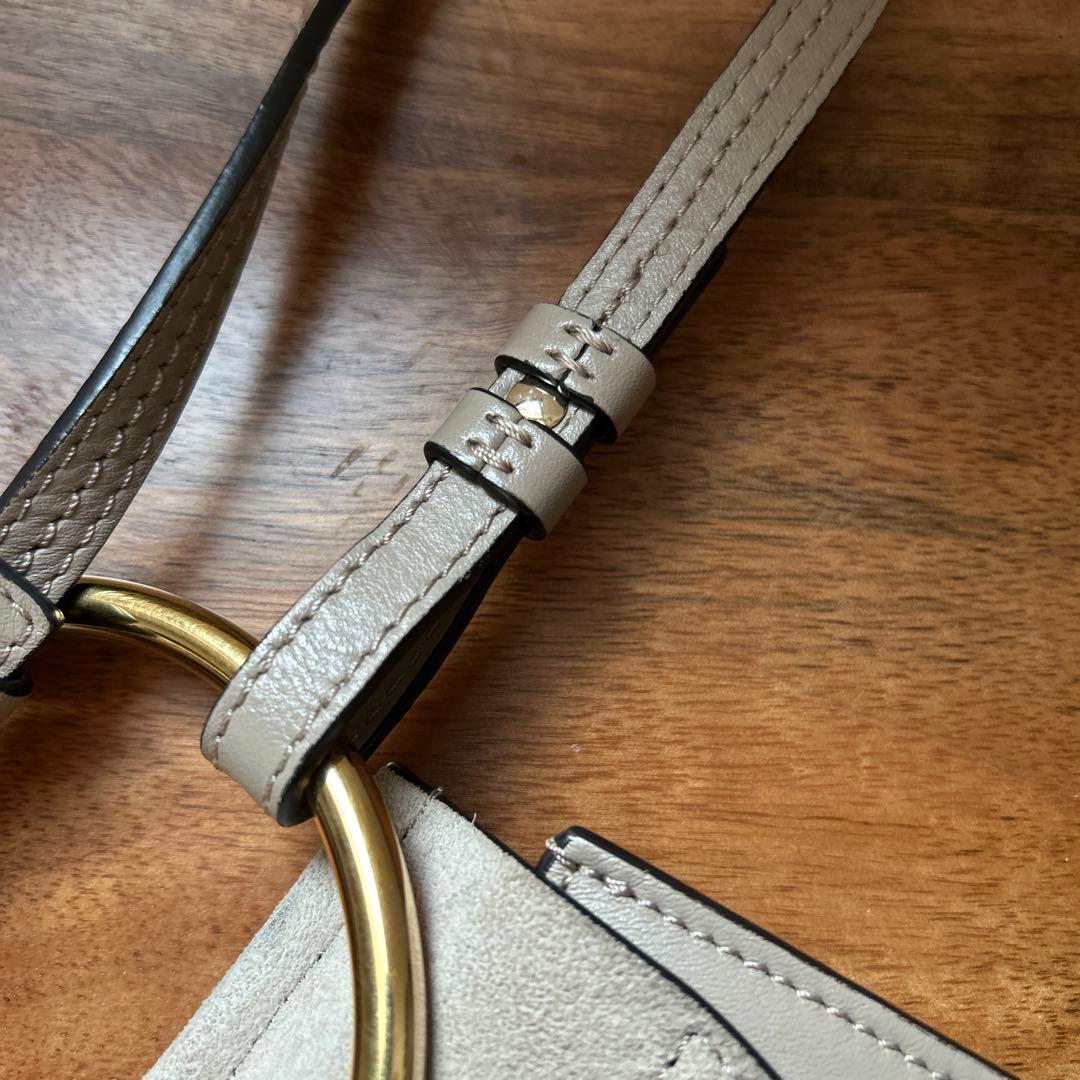 Chloé クロエ　faye フェイ　ショルダーバッグ　グレー