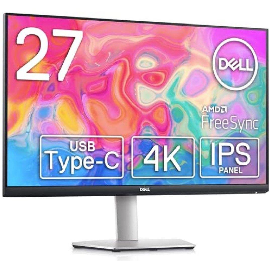 【箱付き美品】DELL モニター S2722QC 27インチ 4K