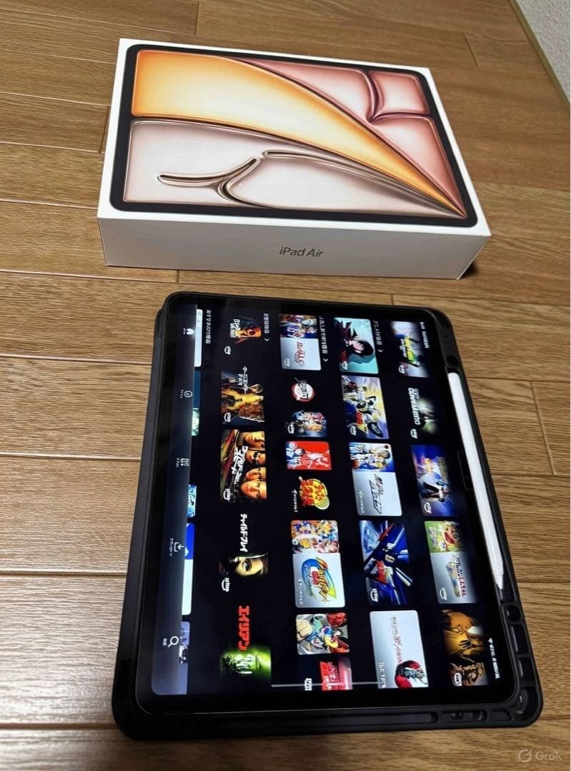 13インチiPad Air M3 2025年製　美品　256GB スターライト！