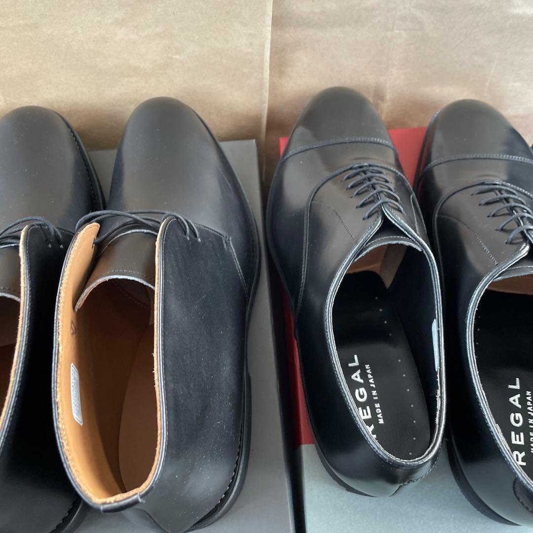 リーガル　625R 232S ブラック　26.5CM 2足セット