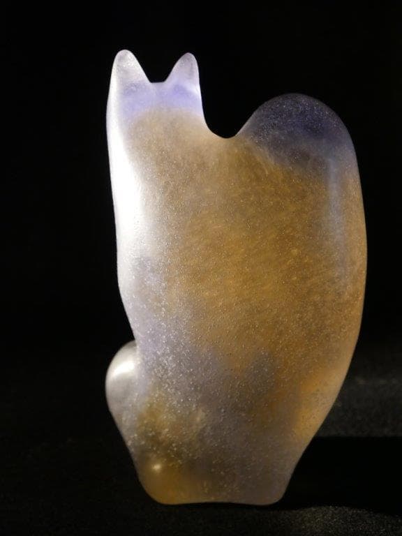 ドームクリスタルフィギュア　座る猫　世界限定150/500　値下げ