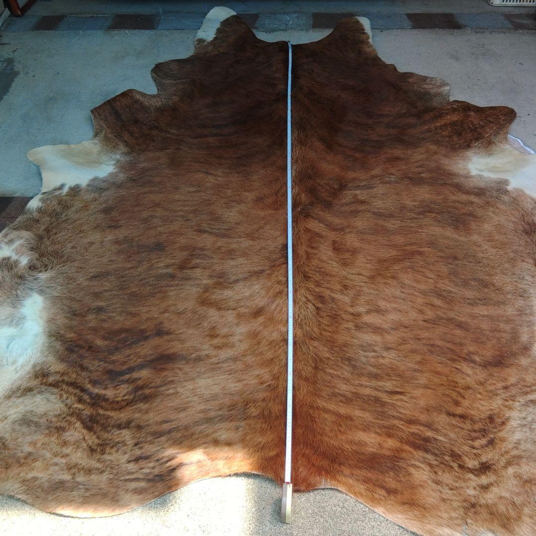 レザー　ラグ　敷物　ハラコ