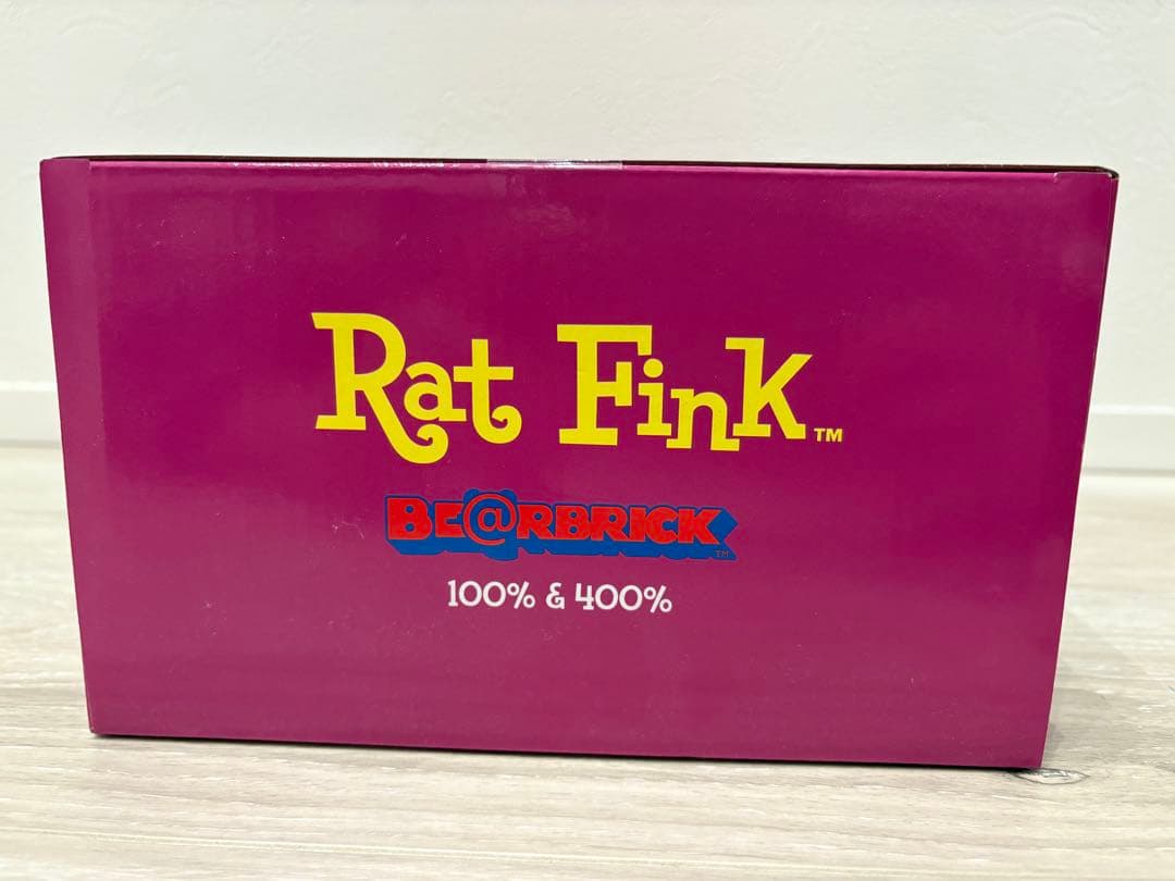 最終値下げ未開封Bearbrick Rat Fink 100% & 400%
