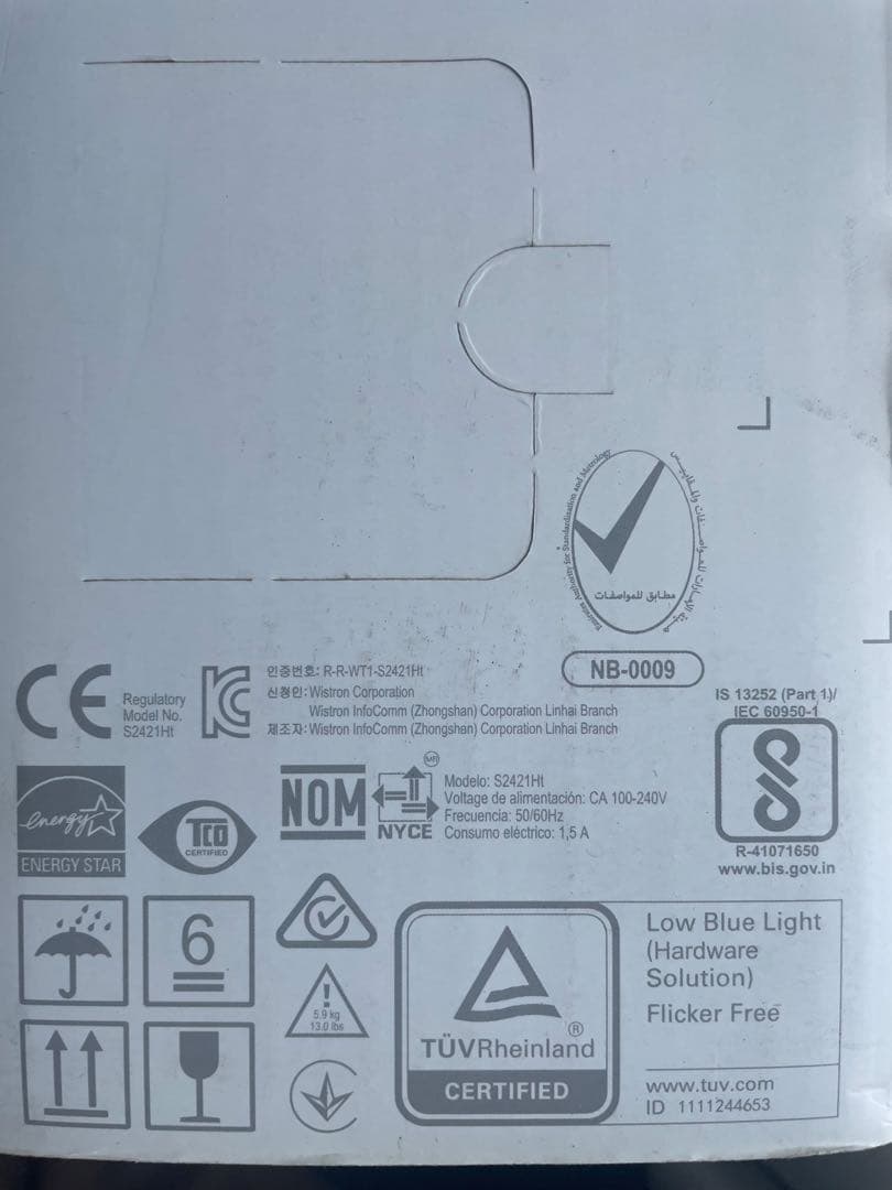 DELL PCモニター23.8型 フルHD(1920×1080) ワイド【美品】