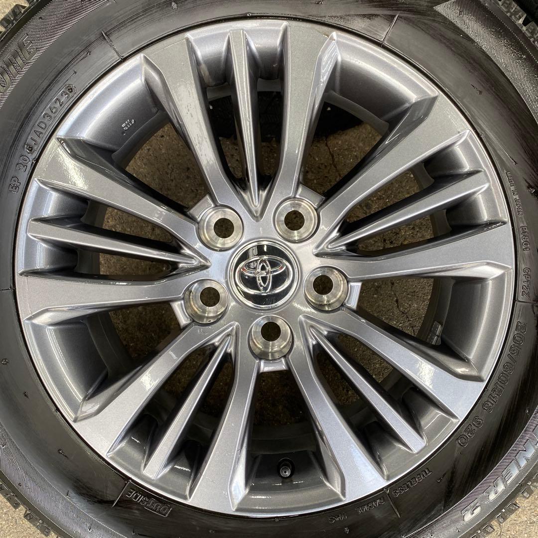 中古バリ溝ブリヂストンスタッドレスセット205/60R16 ノア、ヴォクシー