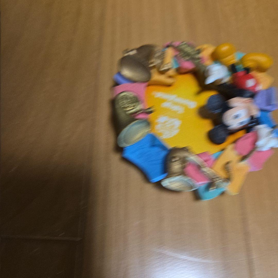 東京ディズニーランド　ディズニーキャラクター　古いミニフォトフレーム　4個セット