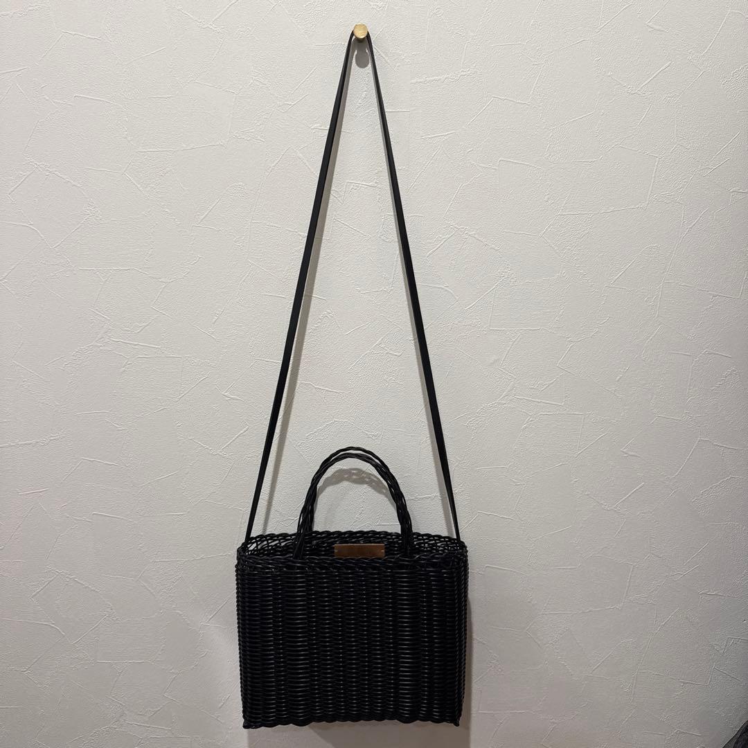 本日のみ限定価格　ロンハーマン別注PALOROSA ブラック　カゴバック