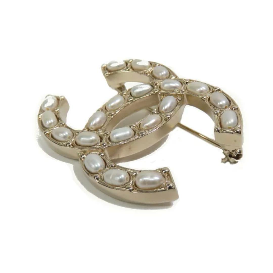 CHANEL パールブローチ　美品