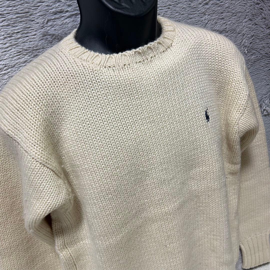 POLO RALPH LAUREN ポロ ラルフ ローレン　ウールセーター　M