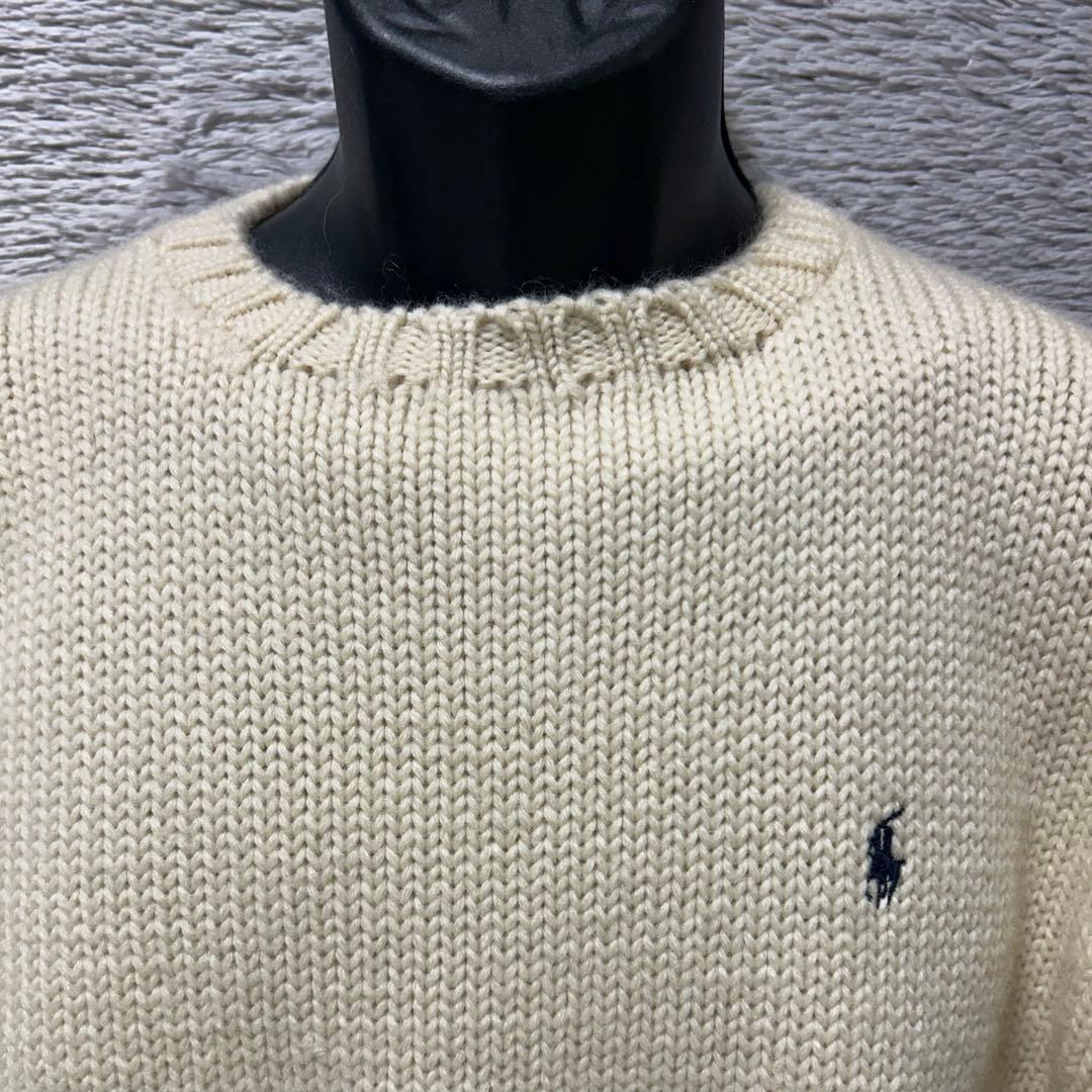 POLO RALPH LAUREN ポロ ラルフ ローレン　ウールセーター　M