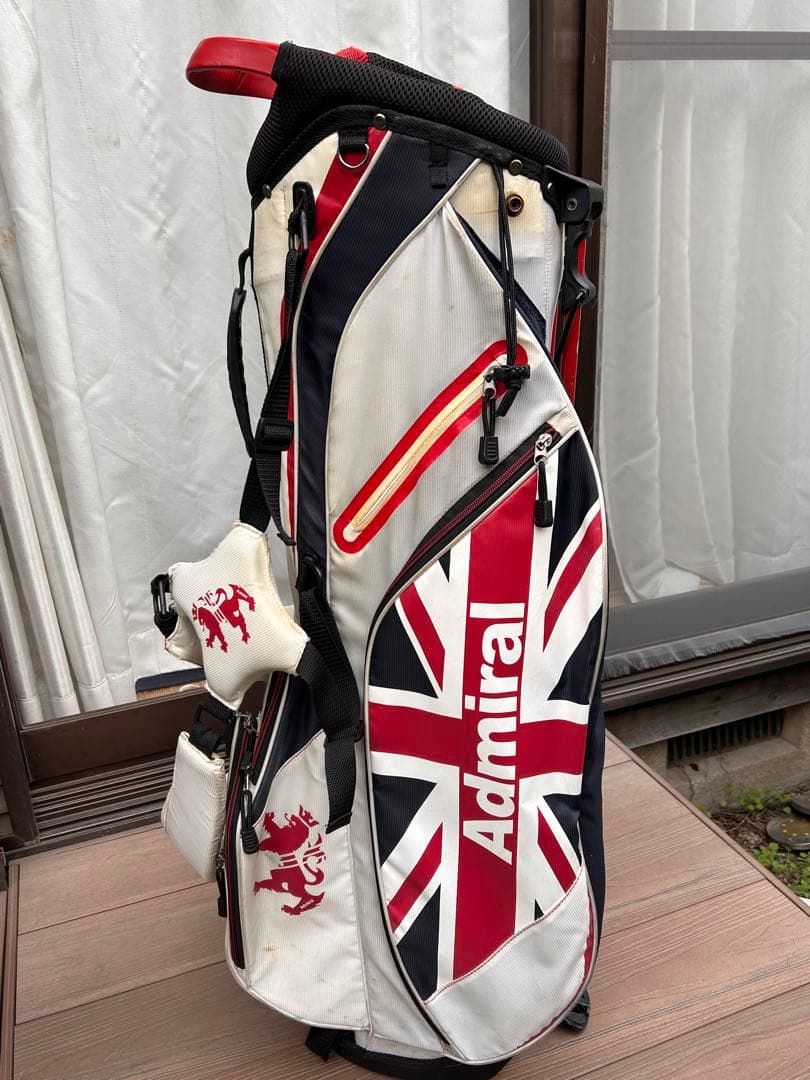 Admiral スタンドゴルフバッグ イギリス国旗デザイン