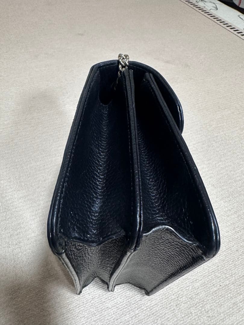 GUCCI インターロッキング ブラック ショルダーバッグ