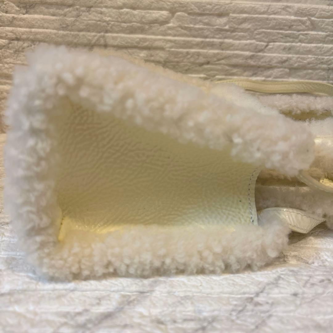 UGG Telfar ホワイト スモールショッパーバッグ　ミニトートバッグ