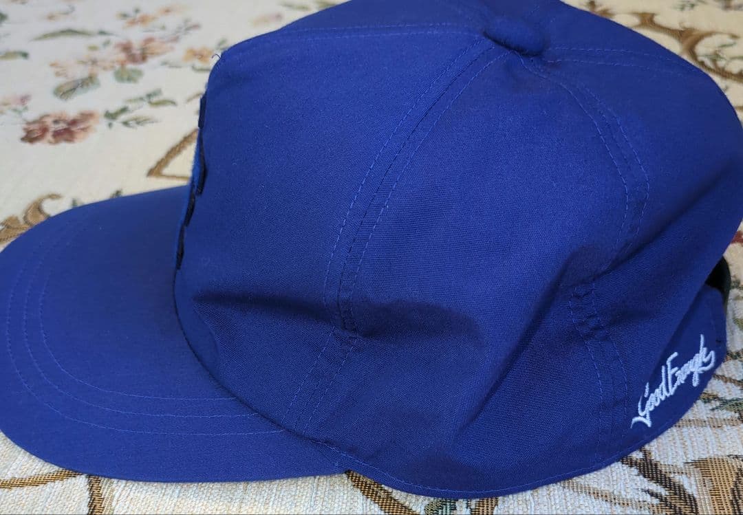 ボ*ン様 Good Enough BBキャップ　同色フェルトロゴ 青