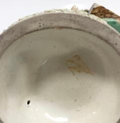 マイセン風 フィギュリン ミューズとキューピッド 高さ21cm（真贋不明）