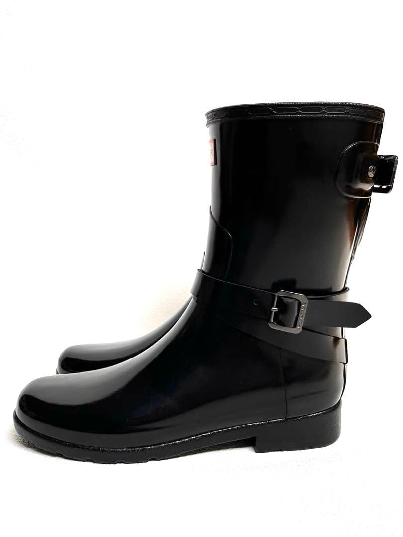 【美品】HUNTER レインブーツ UK6 24.5 cm (eu 39)