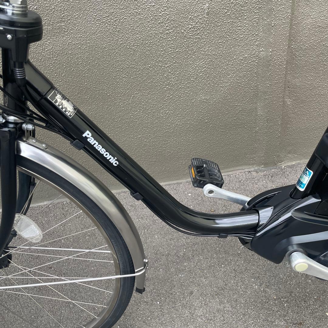 パナソニック電動アシスト自転車26インチブラック（新品バッテリー8.9A h）
