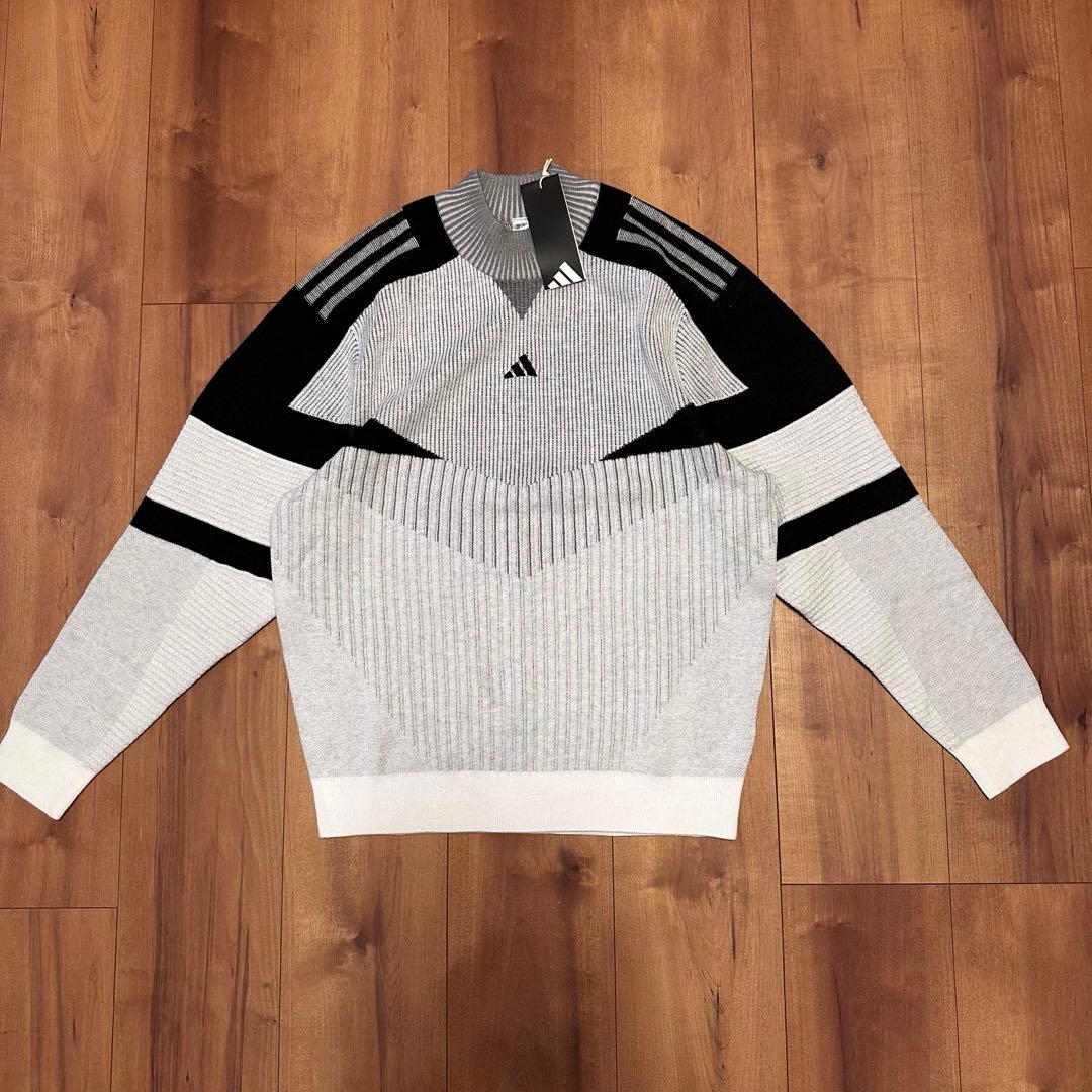 モックネック　ビックシルエット　長袖　ニット　裏起毛スカート　セットアップ　秋冬