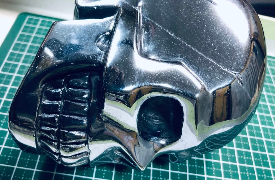 テラヘルツ　ドクロ置物約1.1kg