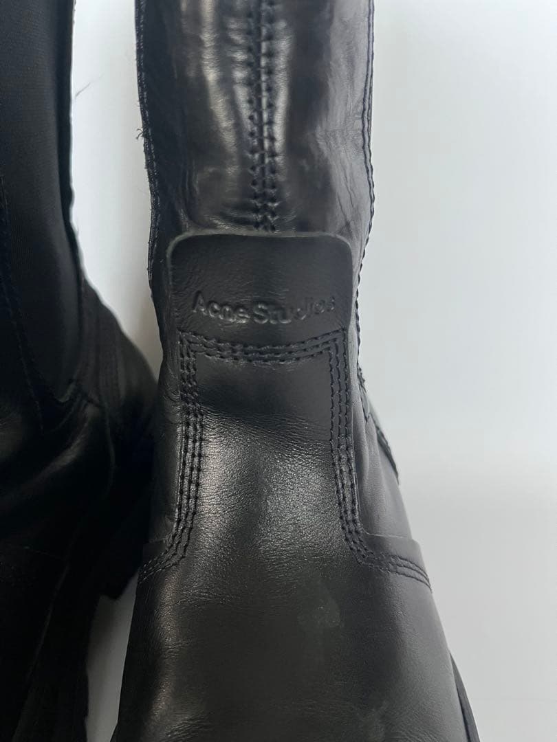acne studios アクネストゥディオズ レザー サイドゴアブーツ