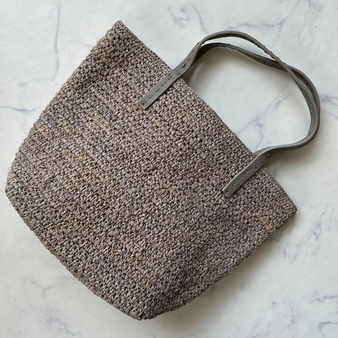 ヘレンカミンスキー トートバッグ ラフィア レザー Davoletta Mini