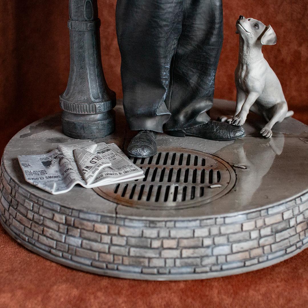 【週末値下げ】インフィニティスタチュー　チャールズ・チャップリン 『犬の生活』