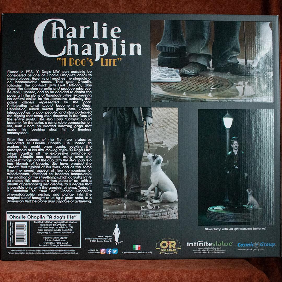 【週末値下げ】インフィニティスタチュー　チャールズ・チャップリン 『犬の生活』