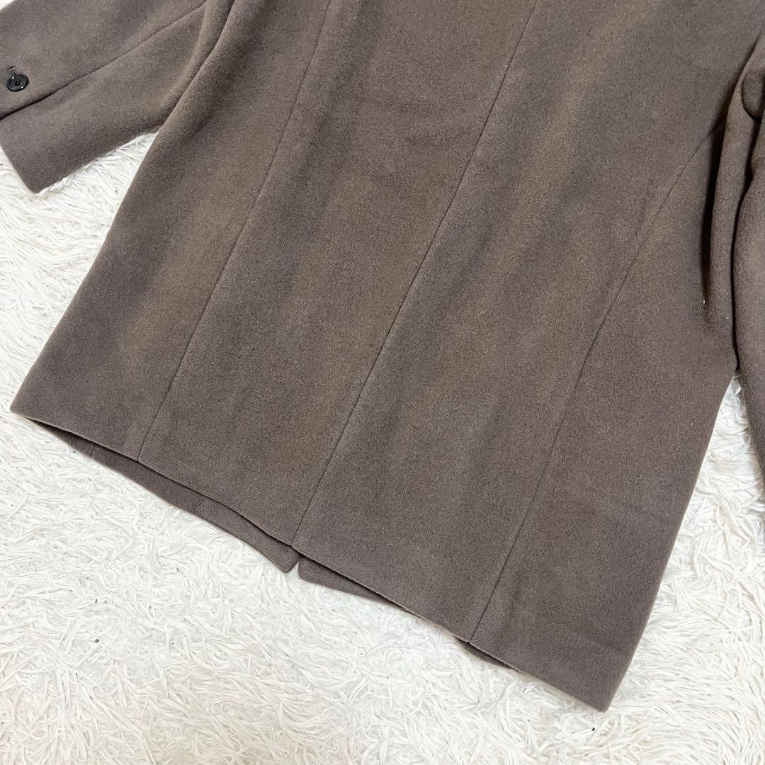 美品23AW✨スローブイエナ ウールダブルモッサ ノーカラーショートコート M