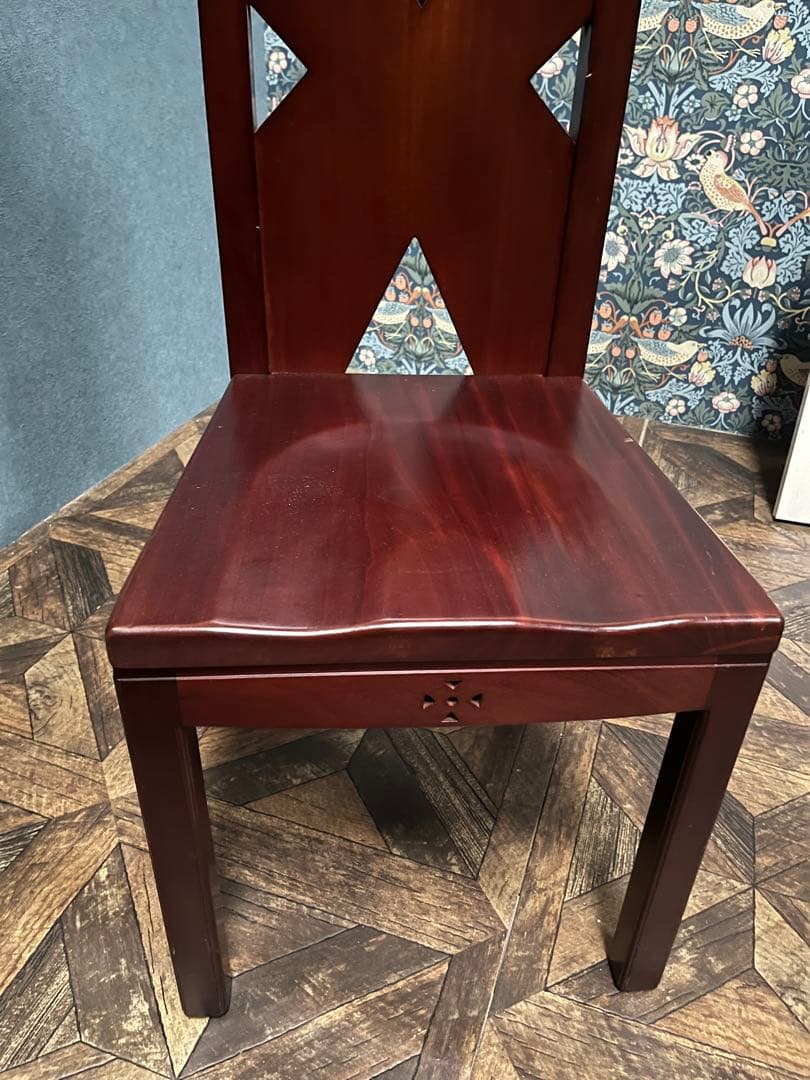 木製 椅子 ③ アンティークチェア インテリア クラシック 木彫