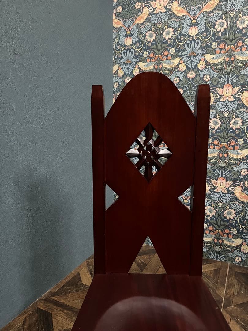 木製 椅子 ③ アンティークチェア インテリア クラシック 木彫