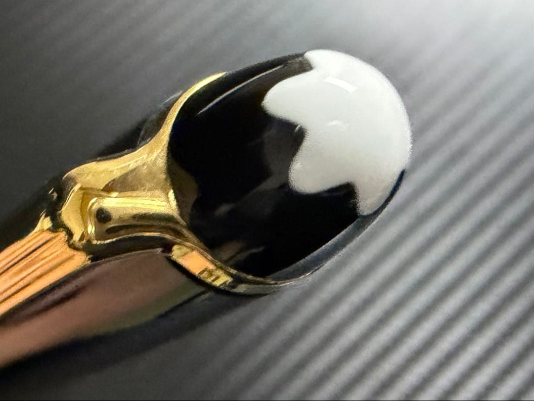 未使用に近い モンブラン 144 ブラック 中白 EF 極細字 万年筆