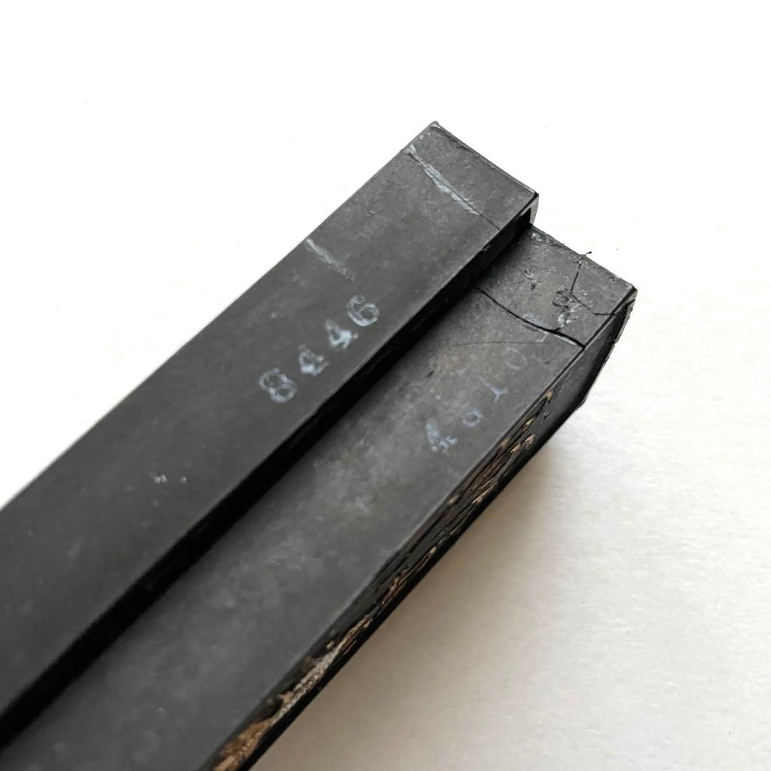 書道具　中国古墨　古隃糜 徽歙曹素功 頂煙 2本 127g ワレあり