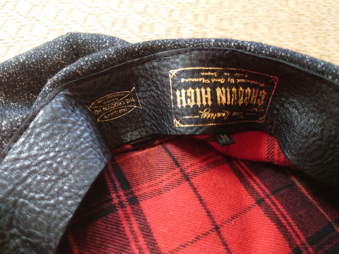 The Groovin High　グルービンハイ 　Newsboy Cap黒