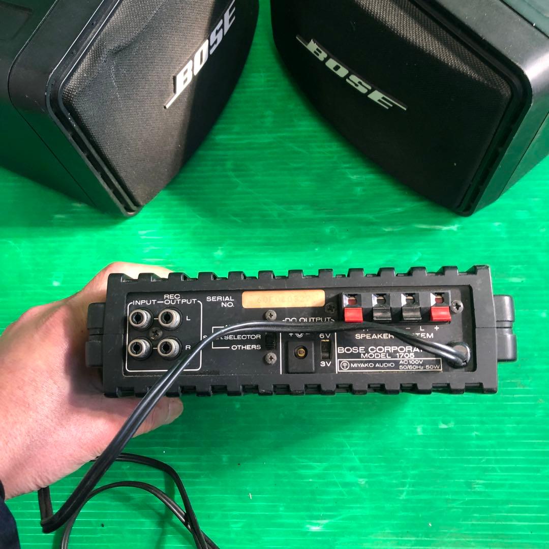 Bose スピーカーシステム 111AD アンプ 1705 動作未確認 現状渡し