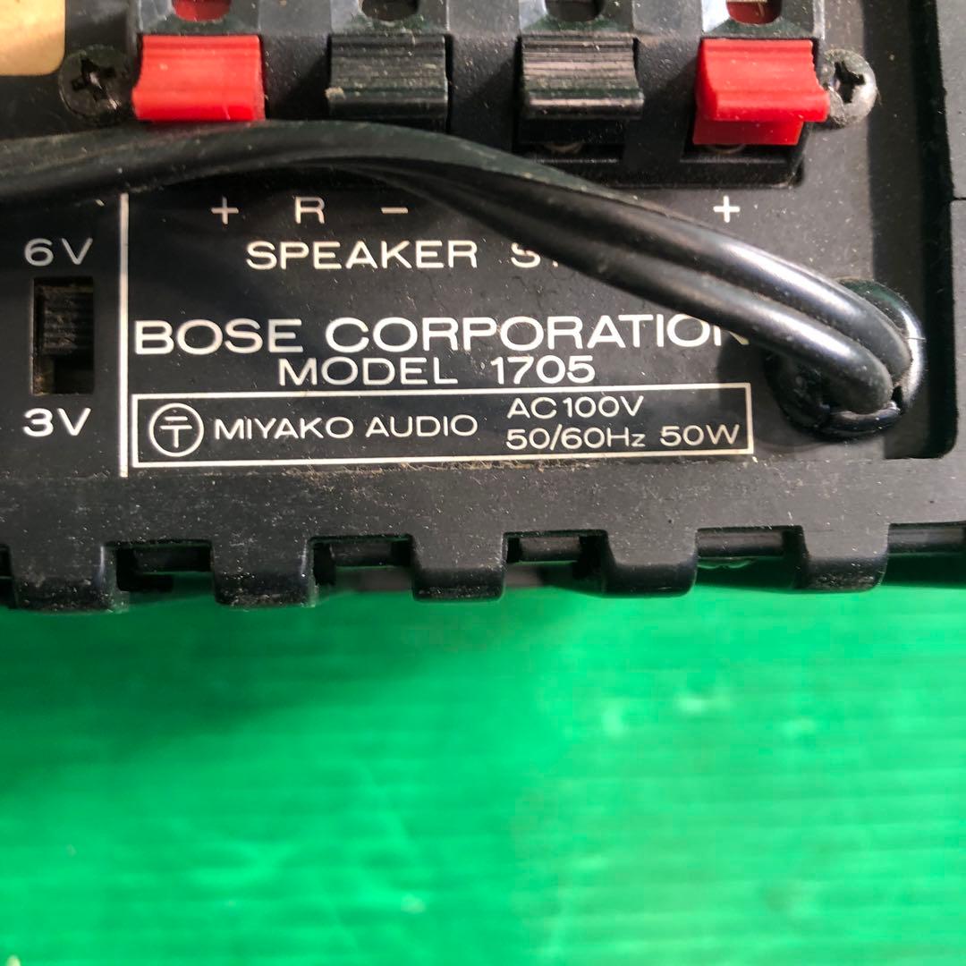 Bose スピーカーシステム 111AD アンプ 1705 動作未確認 現状渡し