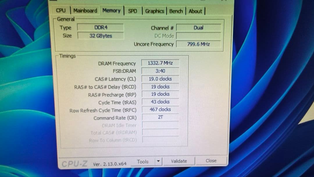 DDR4 8GBx4枚 32GB pc4-2666V 動作確認済み ①
