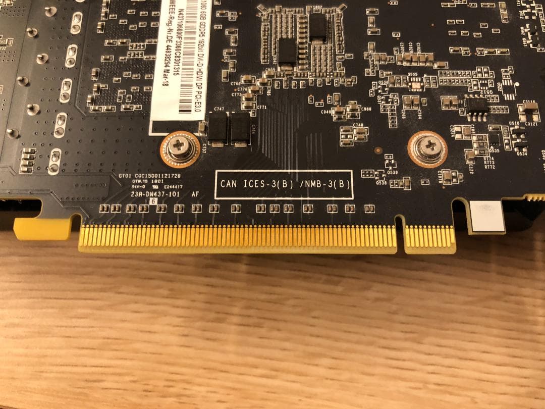 NVIDIA GeForce GTX 1060 6GB グラフィックボード