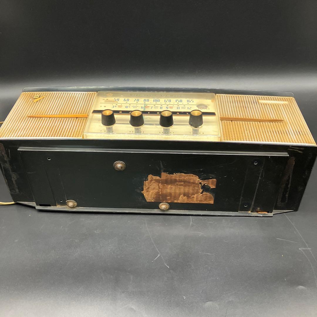 NATIONAL AM-390 レトロラジオ　ナショナル　真空管　ラジオ　レトロ