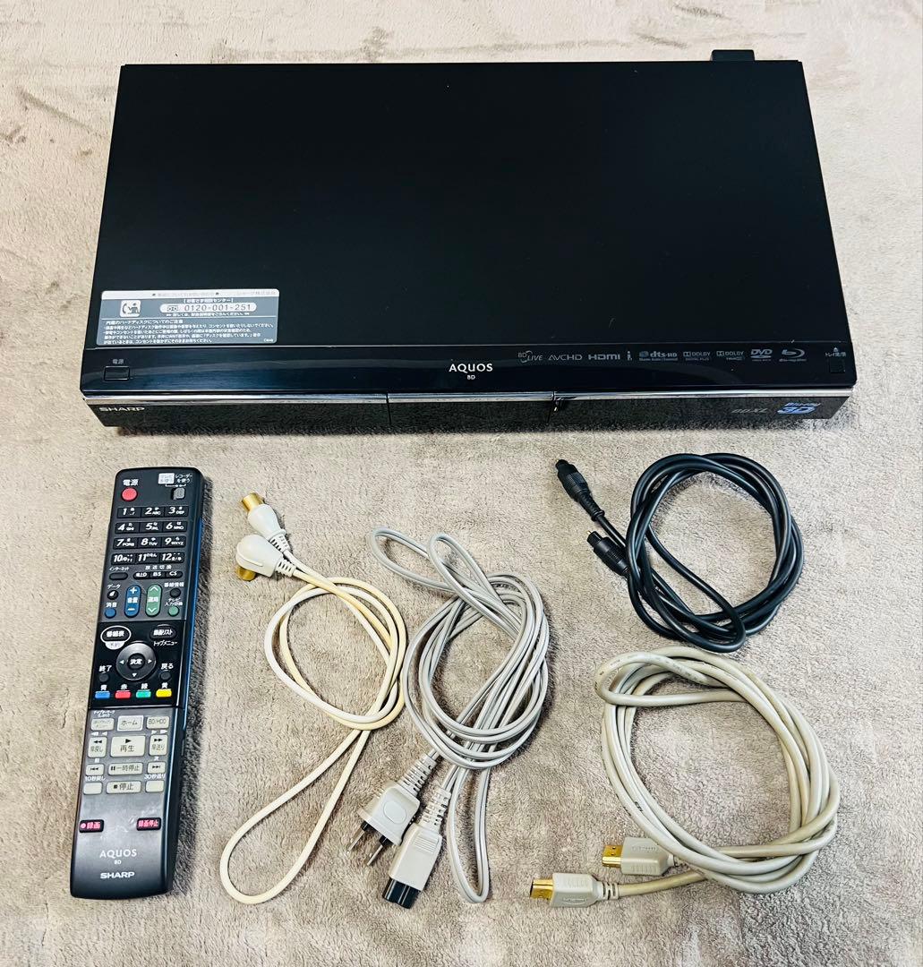 SHARP 3D ブルーレイレコーダーBD-HDW75