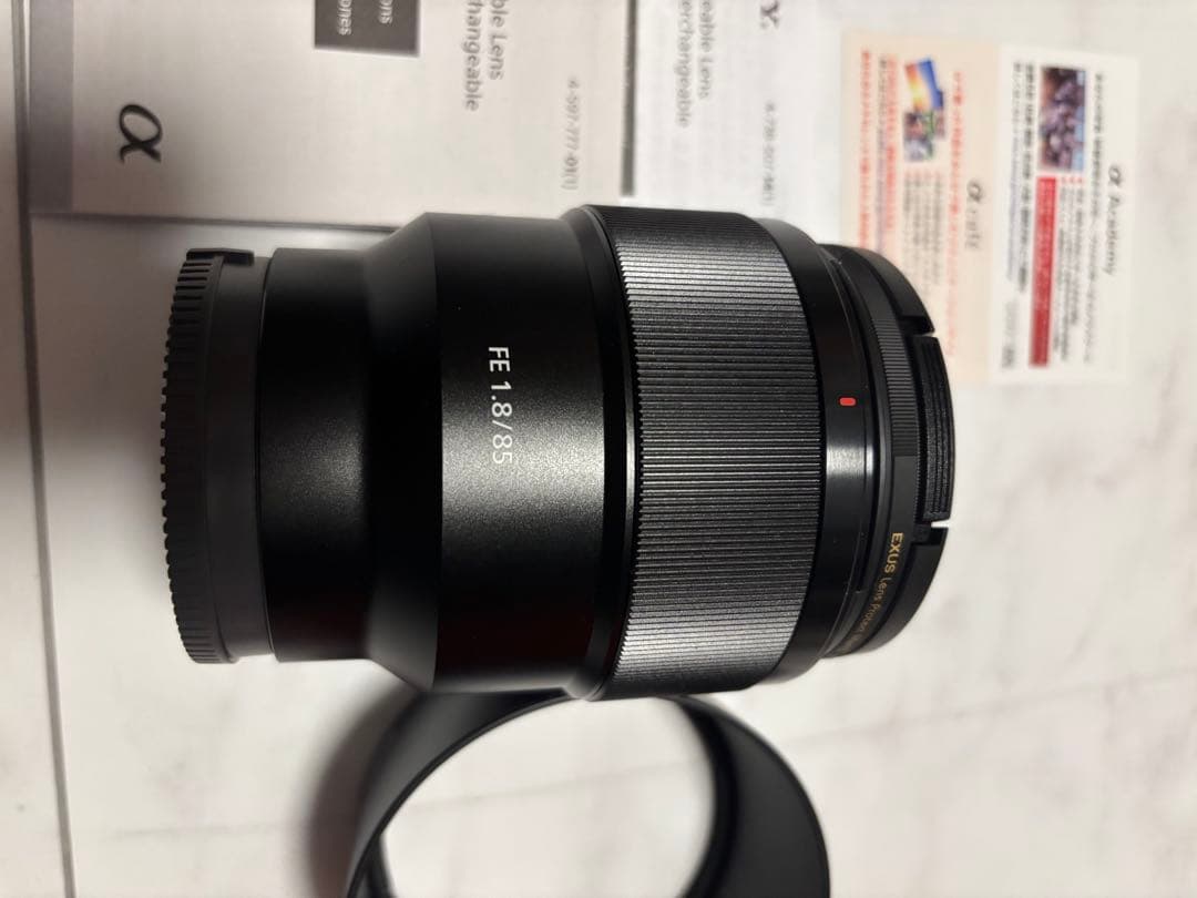 SONY FE 85mm F1.8 レンズ　フィルター付き