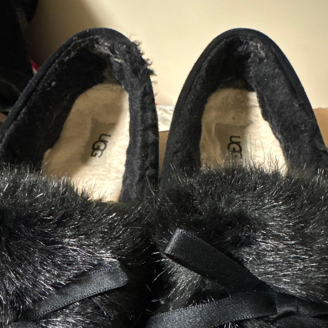 UGG アンスレー シェイン モカシン スリッポン US8 ブラック