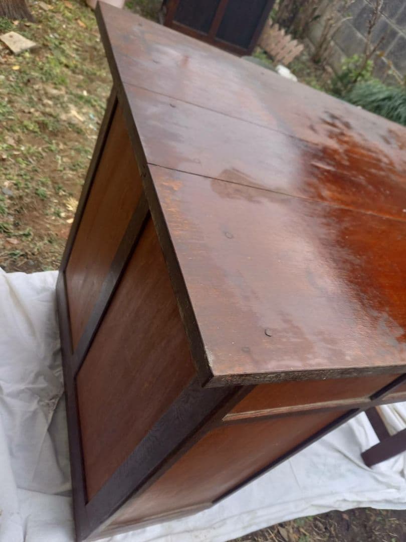 アンティーク家具　昭和レトロ　学習机　　片袖机　骨董品