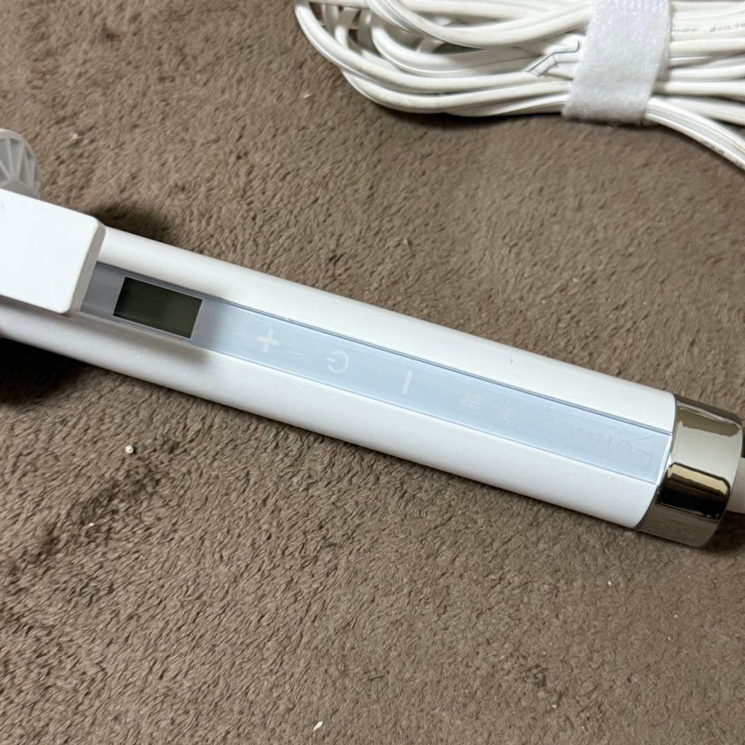 絹女　カールヘアアイロン　パールホワイトKC028